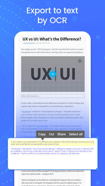 Scanner App: Scan All Document - Image screenshot of android app