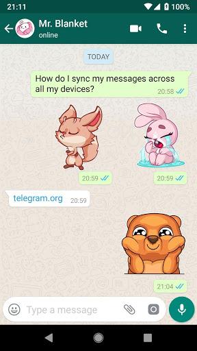 Beautiful Animals Stickers - Image screenshot of android app