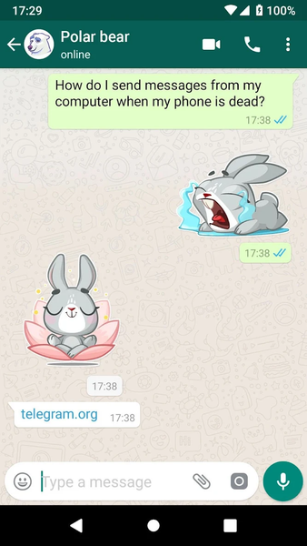 Rabbit Stickers WAStickerApps - Image screenshot of android app