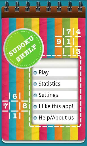 Sudoku Shelf - Gameplay image of android game