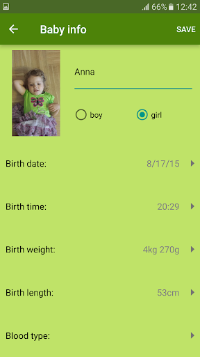 WomanLog Baby Calendar - عکس برنامه موبایلی اندروید