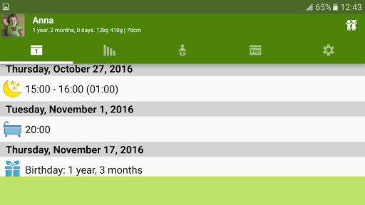 WomanLog Baby Calendar - عکس برنامه موبایلی اندروید