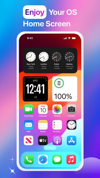 OS ۲۶ Launcher - عکس برنامه موبایلی اندروید