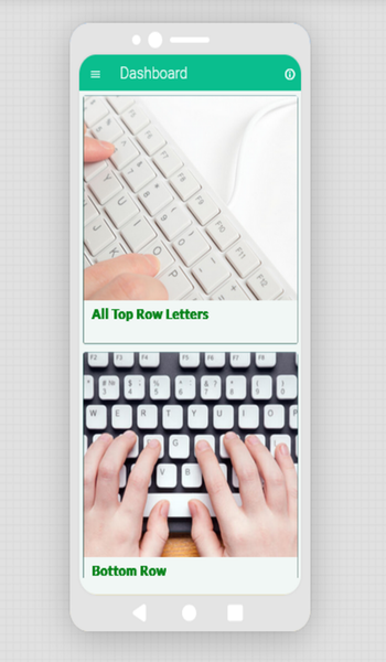 Typing skills - Image screenshot of android app