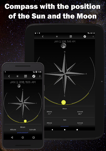 Moon Phase Calendar - Image screenshot of android app