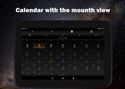Moon Phase Calendar - Image screenshot of android app