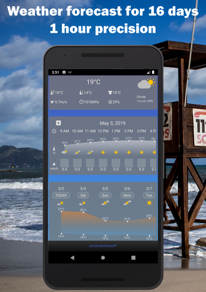 Pocket Weather - Image screenshot of android app