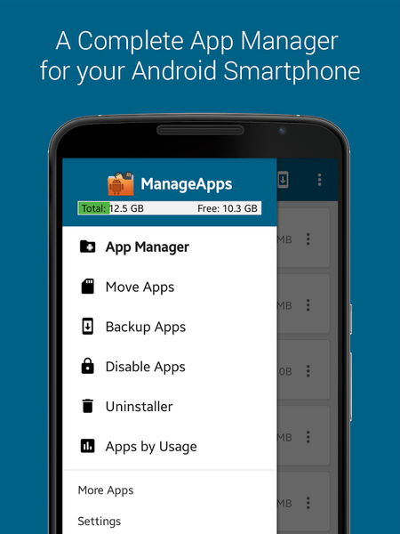 ManageApps - Image screenshot of android app