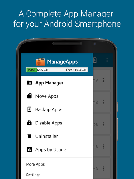 ManageApps - عکس برنامه موبایلی اندروید