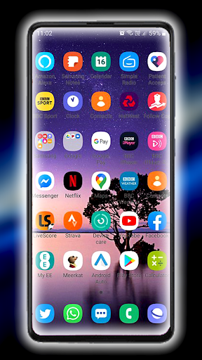 Samsung Galaxy A71 Themes, Rin - عکس برنامه موبایلی اندروید