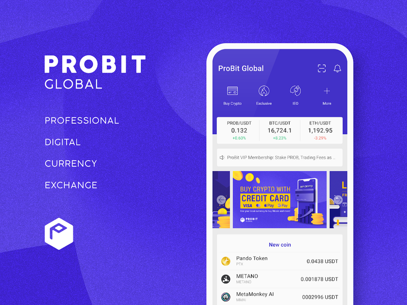 ProBit Global: Buy BTC, Crypto - عکس برنامه موبایلی اندروید