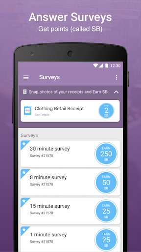 SB Answer - Surveys that Pay - Image screenshot of android app