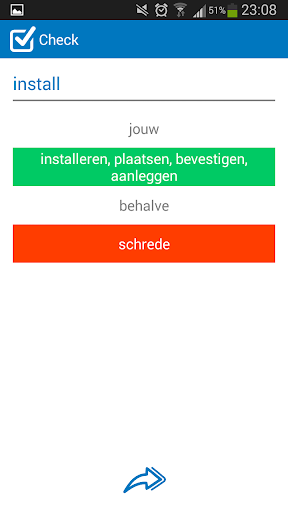 Dutch - English dictionary - عکس برنامه موبایلی اندروید