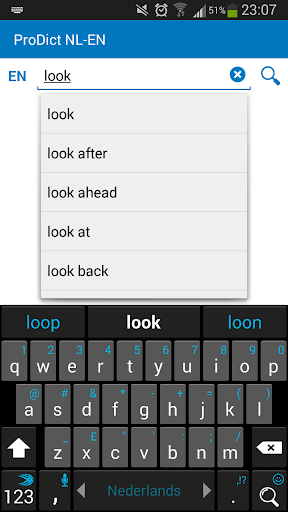 Dutch - English dictionary - عکس برنامه موبایلی اندروید