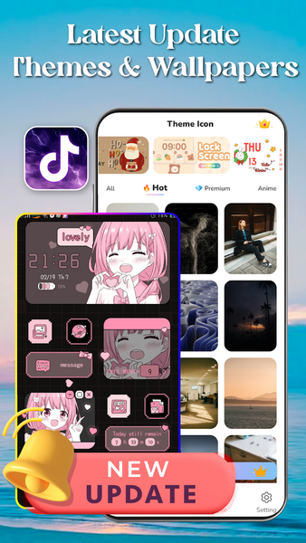 Icon Pack: Theme, Icon Changer - عکس برنامه موبایلی اندروید
