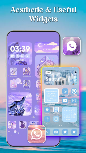 Icon Pack: Theme, Icon Changer - عکس برنامه موبایلی اندروید
