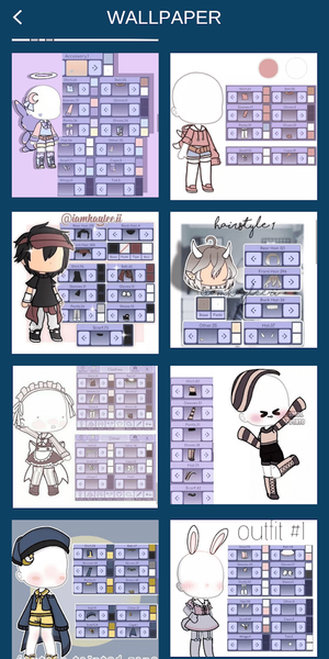 Gacha life outfits girl top