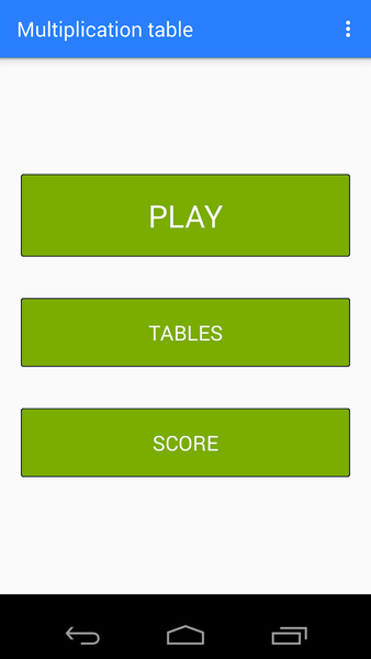 Learn Multiplication Table - Gameplay image of android game