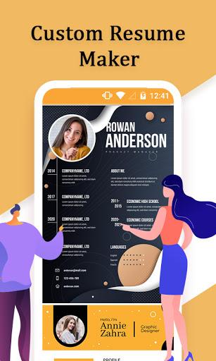 CV Builder Resume Maker PDF - Image screenshot of android app