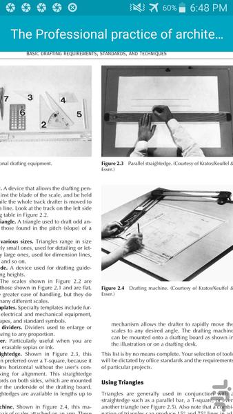 The Professional practice of archite - Image screenshot of android app