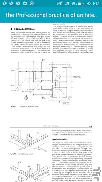 The Professional practice of archite - Image screenshot of android app