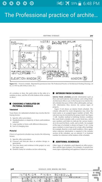 The Professional practice of archite - Image screenshot of android app