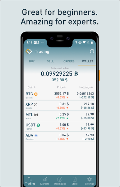 ProfitTradingApp For Binance - عکس برنامه موبایلی اندروید