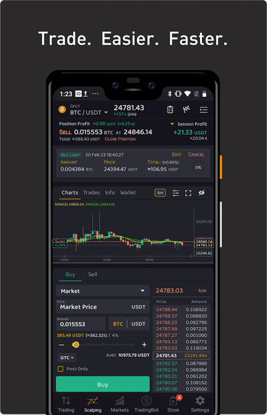 ProfitTradingApp For Binance - عکس برنامه موبایلی اندروید