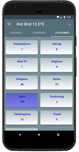 All Sats Frequencies - WikiSat - Image screenshot of android app