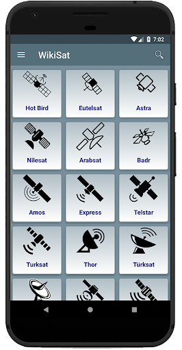 All Satellites Channels Frequencies - WikiSat - عکس برنامه موبایلی اندروید