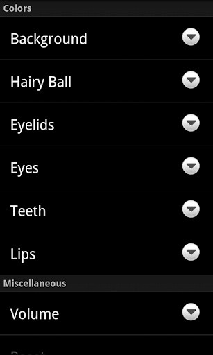 Talking Hairy Ball - Gameplay image of android game