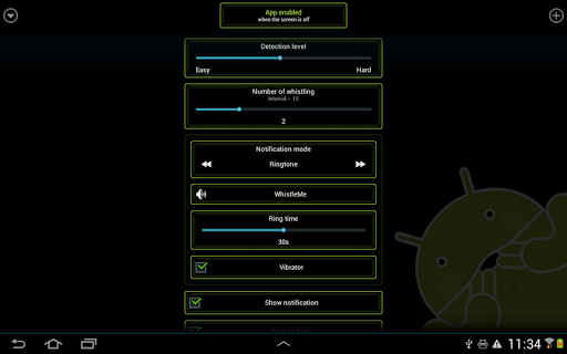 Whistle Me - Image screenshot of android app