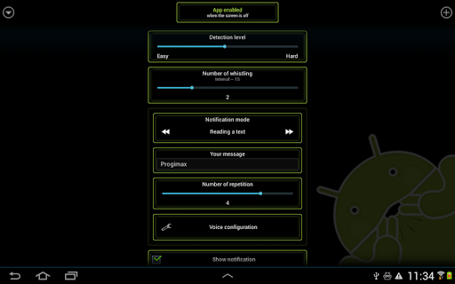 Whistle Me - Image screenshot of android app