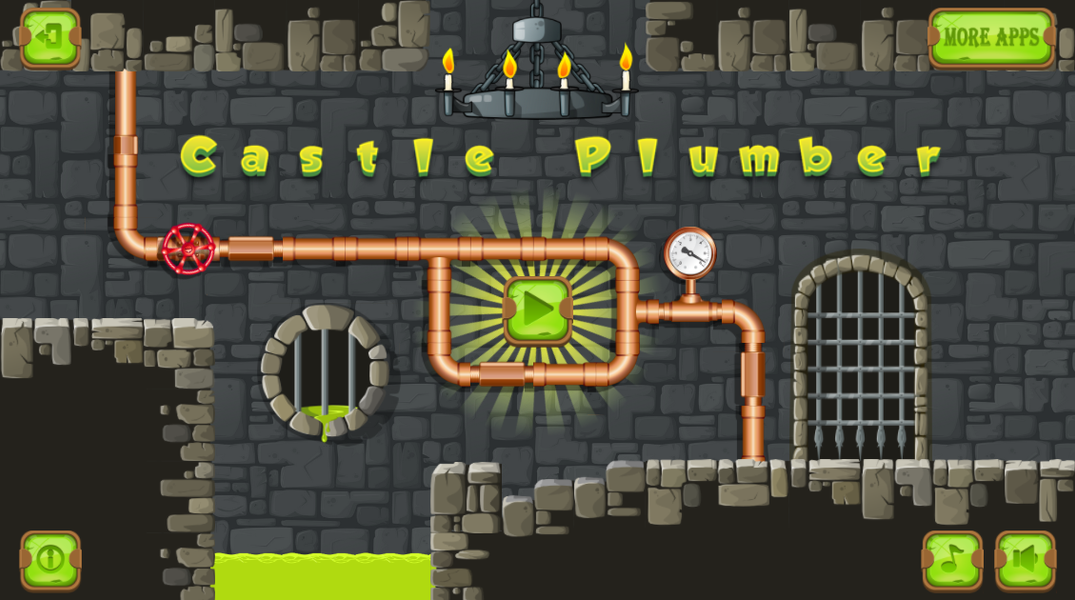 Castle Plumber – Pipe Puzzle - Gameplay image of android game