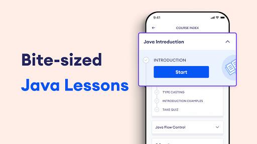 Learn Java - عکس برنامه موبایلی اندروید