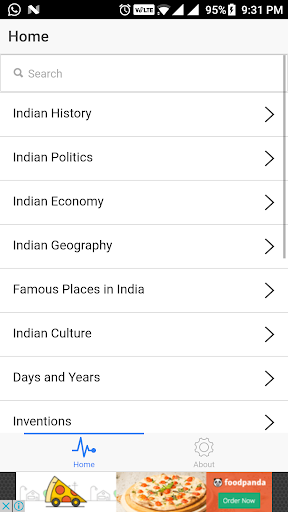 India GK  Questions - Image screenshot of android app