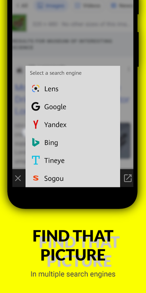 Search by Image [Multi-Engine] - Image screenshot of android app