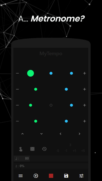 MyTempo - Metronome, Random No - Image screenshot of android app