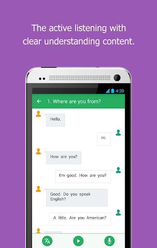 Listen and Speak English - Image screenshot of android app