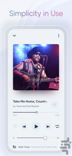 Music Player - عکس برنامه موبایلی اندروید