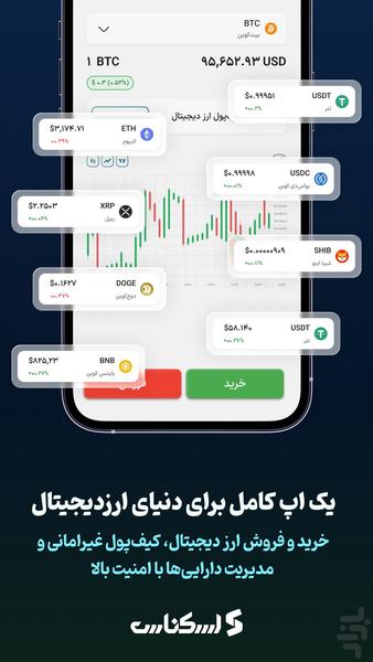 اسکناس | پرداخت و سرمایهگذاری - Image screenshot of android app