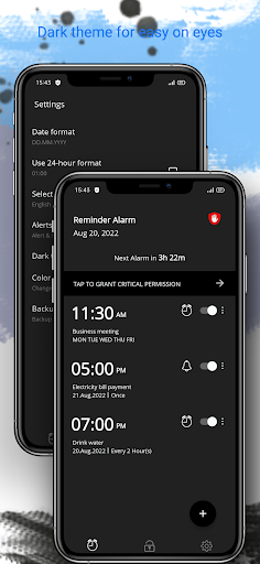 Reminder Alarm - عکس برنامه موبایلی اندروید