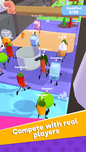 Epic Fall - Multiplayer Run Fu - Gameplay image of android game