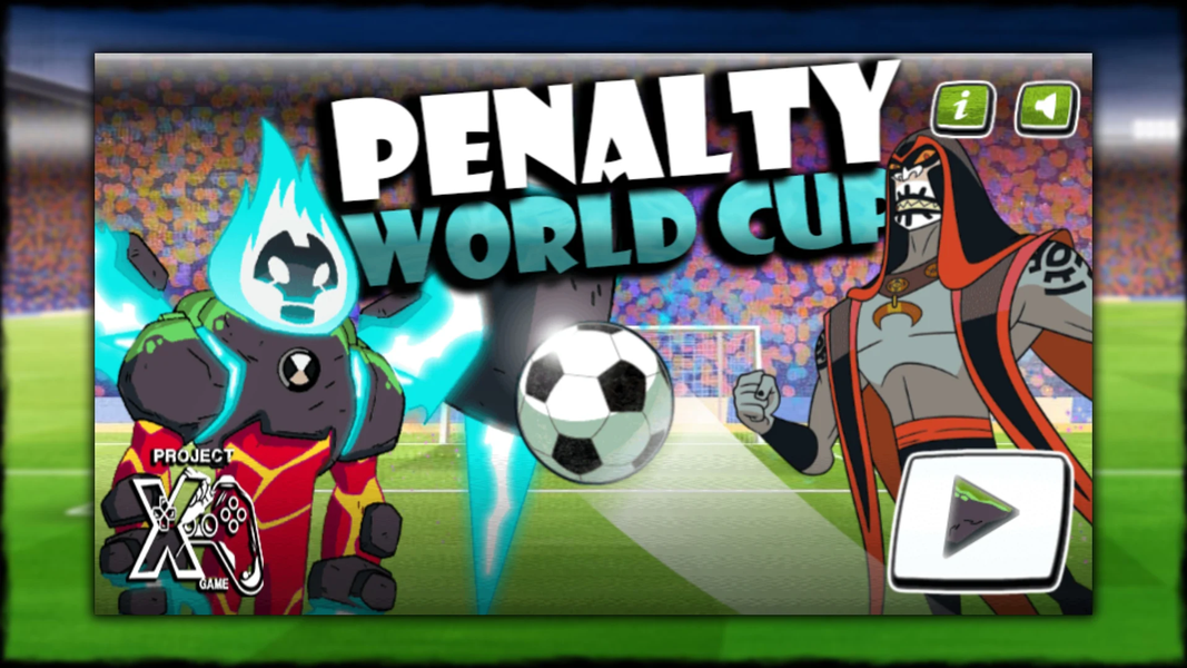 Ben and penalty world cup omni - Gameplay image of android game