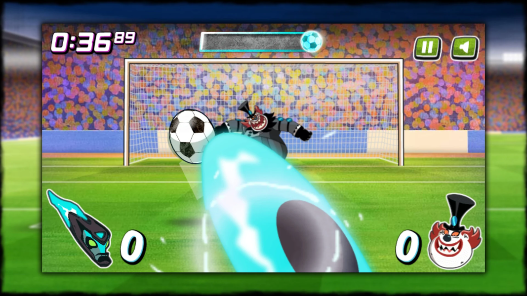 Ben and penalty world cup omni - Gameplay image of android game