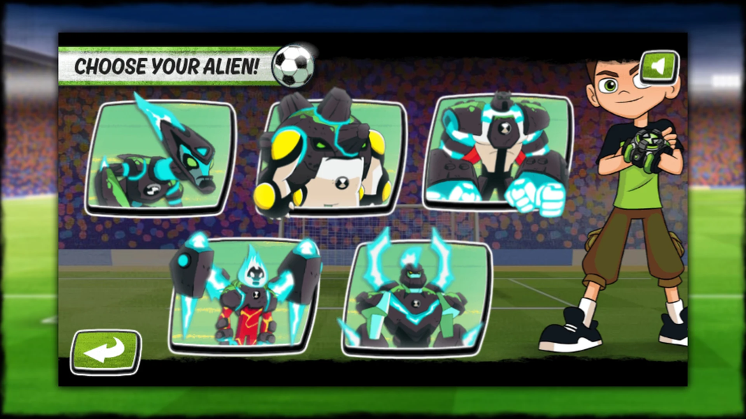 Ben and penalty world cup omni - Gameplay image of android game