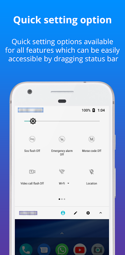 Bright Front & back flashlight - Image screenshot of android app