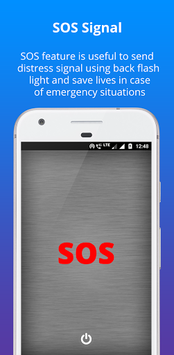 Bright Front & back flashlight - Image screenshot of android app