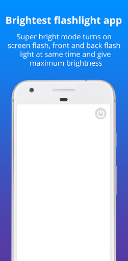 Bright Front & back flashlight - Image screenshot of android app