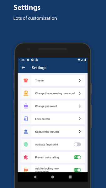 Applock - Fingerprint - عکس برنامه موبایلی اندروید